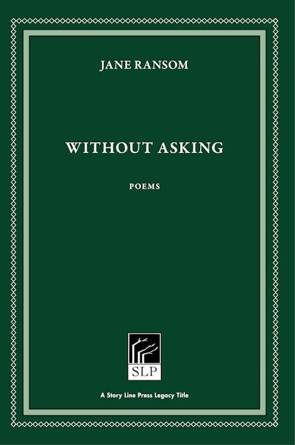 Book cover image for Without Asking ISBN: 9781586540869